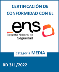 Certificación de conformidad con el ENS - Categoría MEDIA